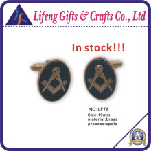 in Stock Metal Masonic Cuff Links